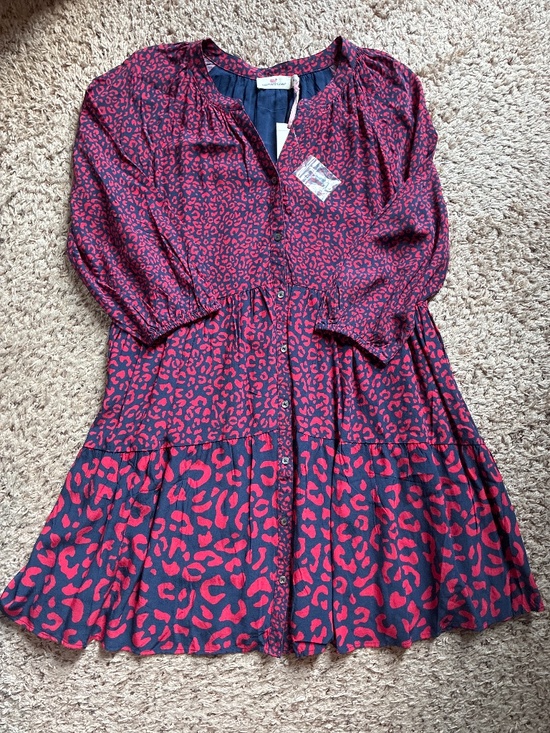Vineyard Vines Dresses & Skirts - Vineyard Vines leopard tiered dress, size medium, NWT